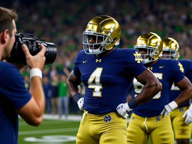 Jeremiyah Love scores 3 TDs as No. 9 Notre Dame routs Syracuse 70-7